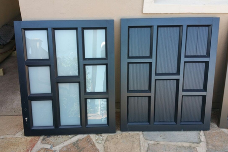 Bespoke window horsebox glass aluminium