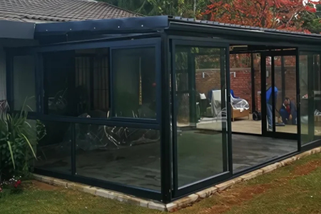 Outdoor glass enclosures