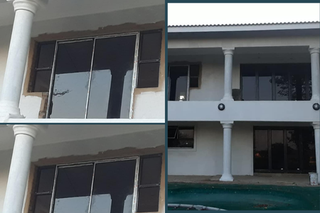 Residential bespoke glass frames windows doors