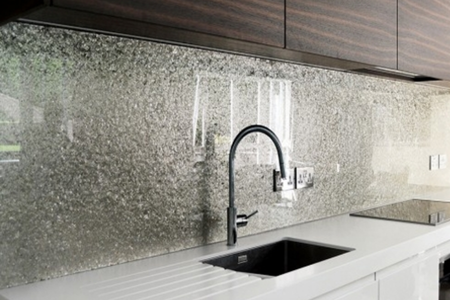 glitter splashback