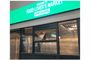 Commercial retail shopfront with aluminium and glass by 3MC Services Durban