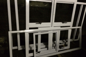 Various aluminium frame window types supplied and installed by 3MC Services KZN
