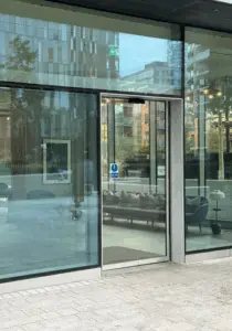 Automatic door for commercial building by 3MC Services Durban