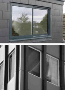 Secure aluminium sliding window installation by 3MC Services Durban